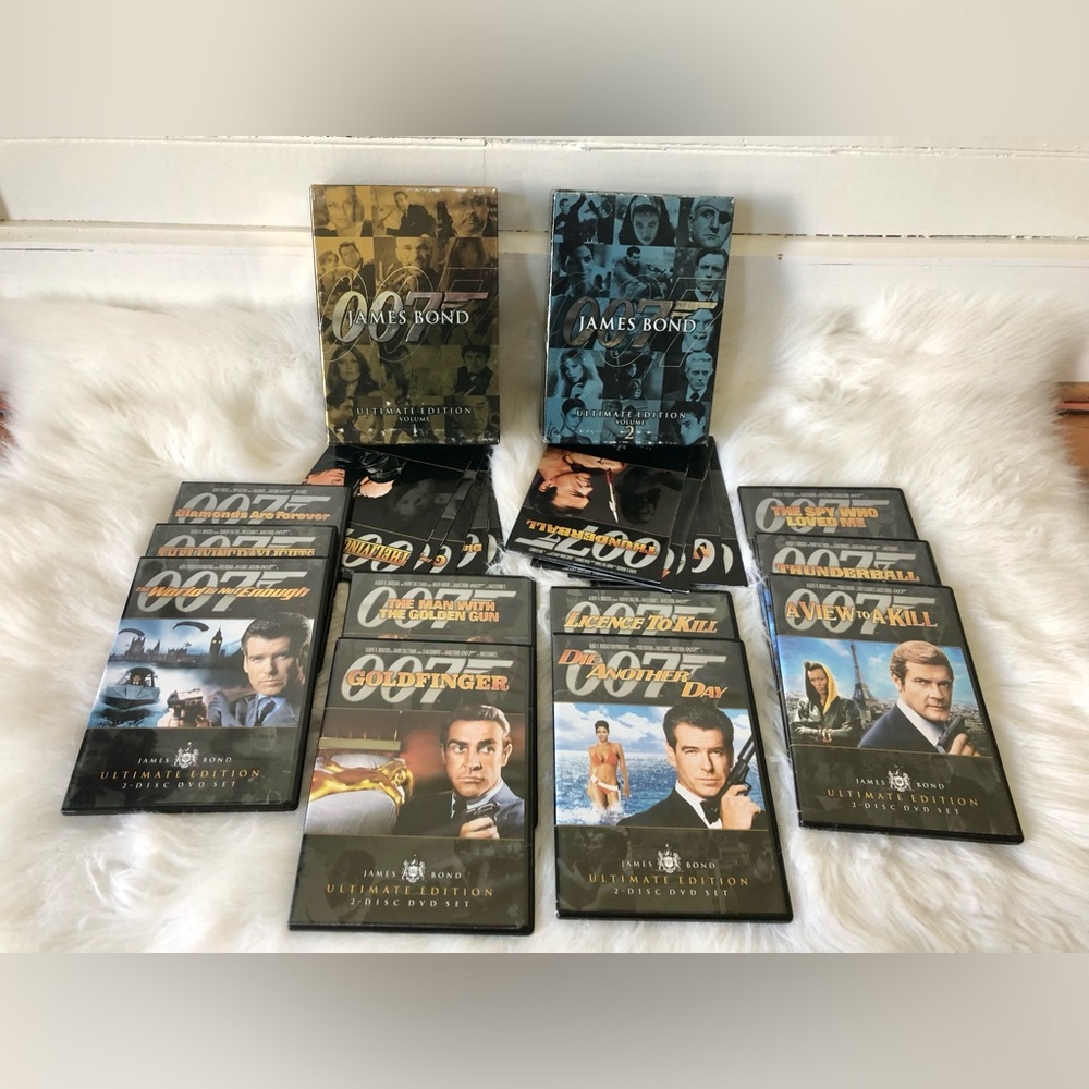James Bond 007 - Ultimate Edition 10 Movie Collection (DVD Box Set Vol 1-2)
